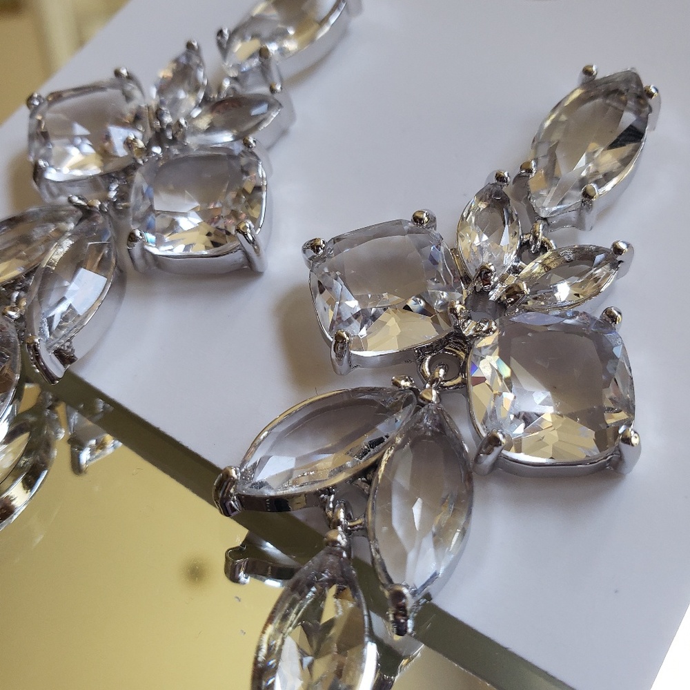 Crystal earrings - Picture 2 of 3
